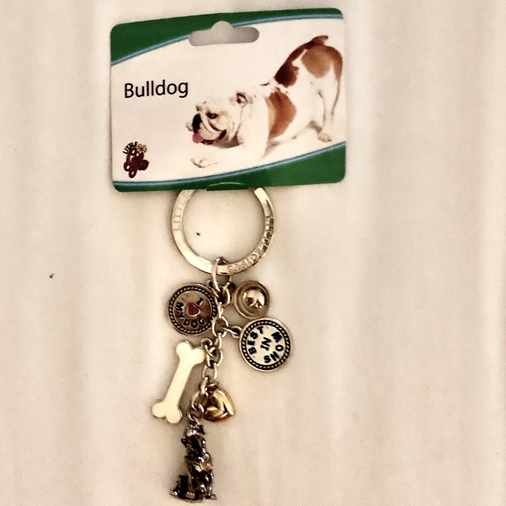 New Little Gifts English Bulldog Key Chain